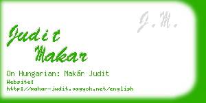 judit makar business card